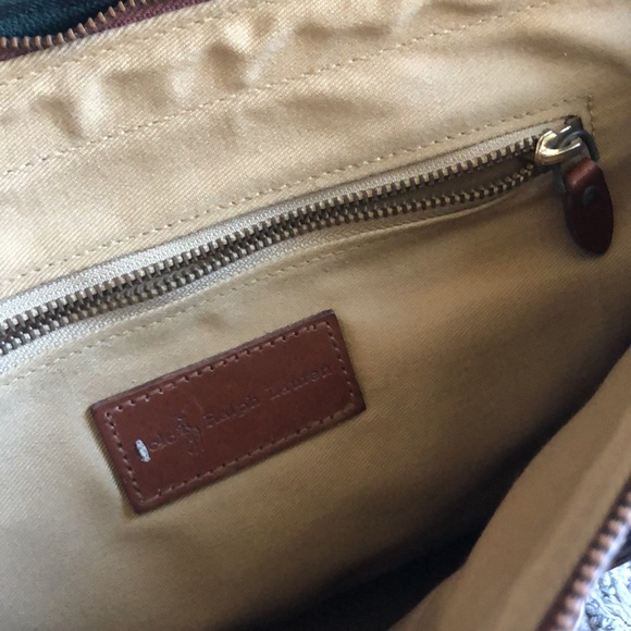Vintage Polo Ralph Lauren leather brief bag - Picture 7 of 7